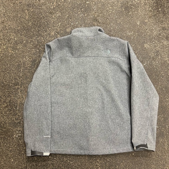 The North Face Jacket Mens L Gray Windwall Fleece Lined Full Zip Outdoor - Picture 11 of 11